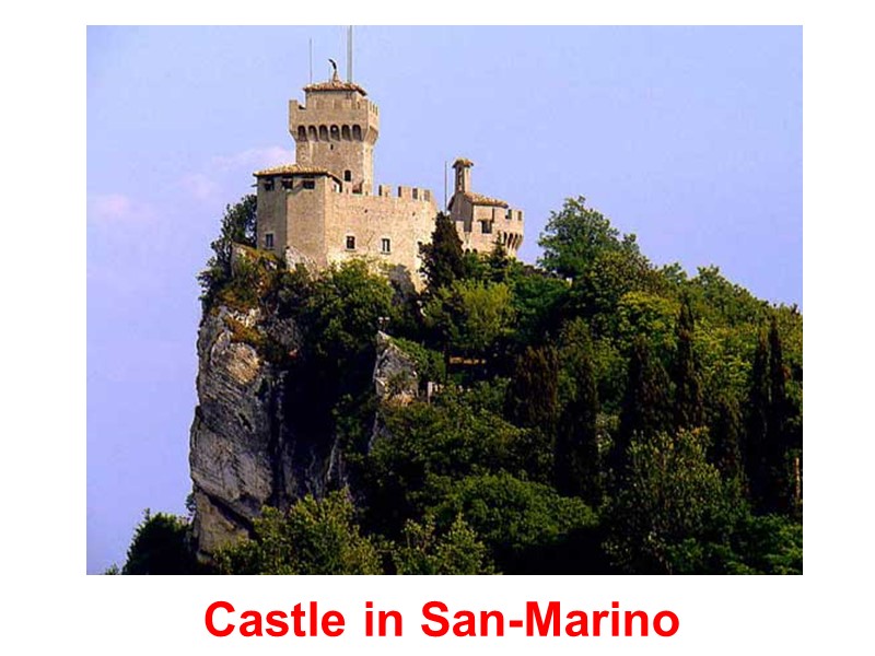 Castle in San-Marino